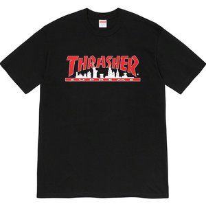 NWT Supreme Thrasher Skyline Tee - Black - XL